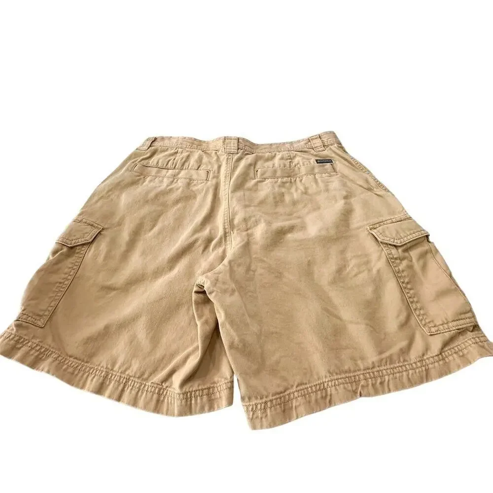 Columbia Men's Cargo Shorts‎ 36W Beige Omni-Shade Sun Protection Casual - Picture 3 of 10